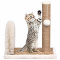 cat tree with grooming arch and scratching post