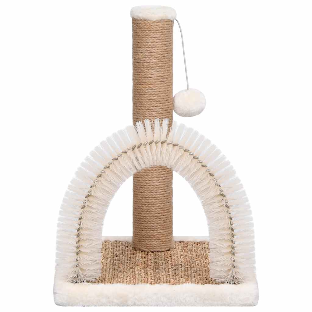 cat tree with grooming arch and scratching post